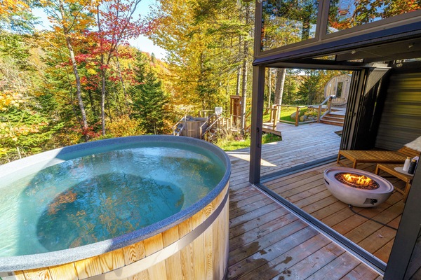 Un sauna, baños de arcilla