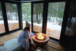 Sauna, mud baths - Escale au Lac (Rivière-à-Pierre)