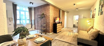 Industrial feeling in a quiet backyard location