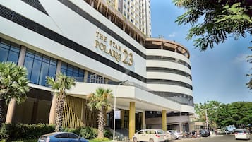 Framhlið gististaðar