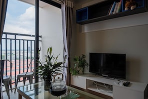 Apartamento, balcón, vistas a la ciudad | Terraza o patio