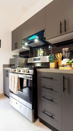 Microwave, oven, stovetop