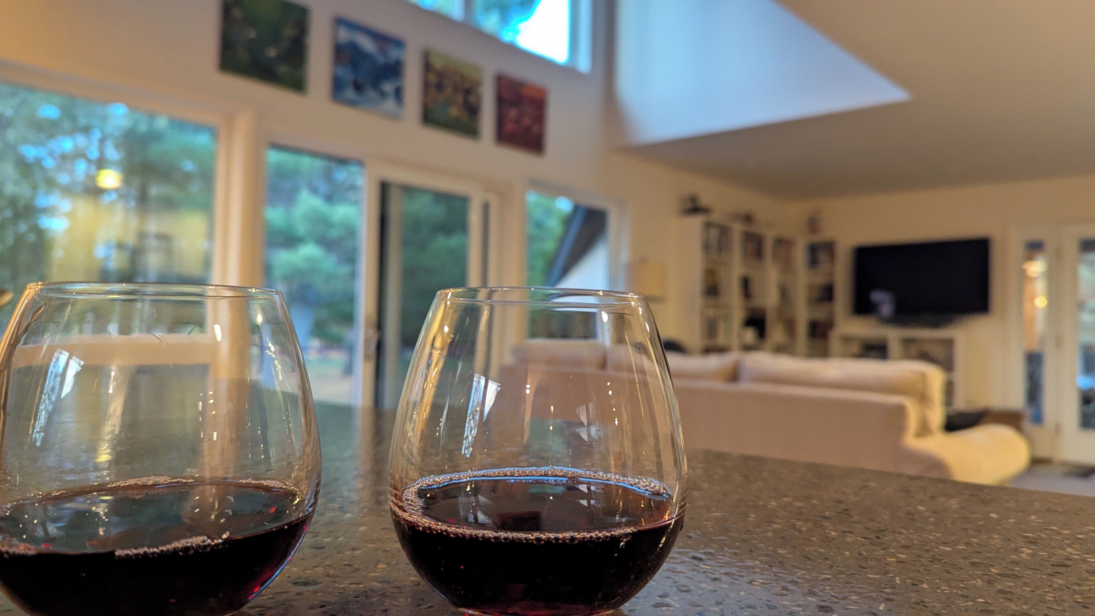 Wine glasses and other kitchen essentials available