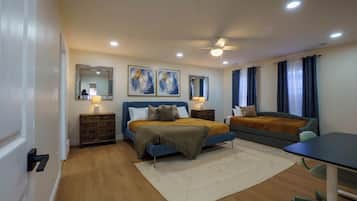 Desk, iron/ironing board, free WiFi, bed sheets