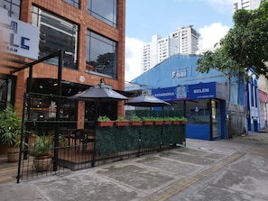 Fassade der Unterkunft