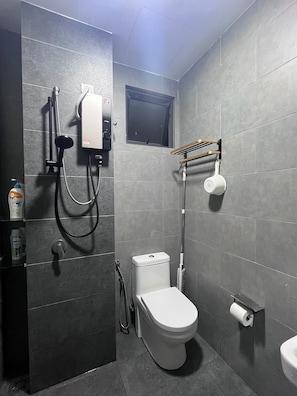 Appartement, uitzicht op stad | Badkamer