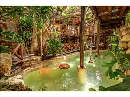 MOON BUBBLE HOUSE IN A MAGIC VILLAGE ONLY ADULTS