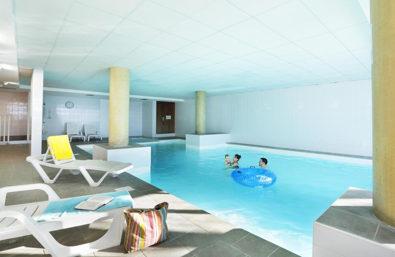 Indoor pool, a heated pool