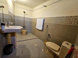 Habitación Deluxe doble, vistas a la montaña | Baño