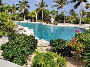 Outdoor pool, a heated pool - Northwest Nirvana-Gorgeous & serene. New renovation & listing.  Special pricing! (Providenciales)