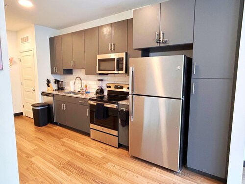 Modern Safe Haven - Downtown Stl Studio, Ballpark Village, Stl Cardinals Stadium