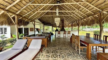 Villa, 4 Bedrooms, Smoking, Private Pool | Outdoor dining