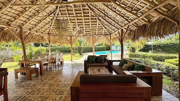 Villa, 4 Bedrooms, Smoking, Private Pool | Outdoor dining