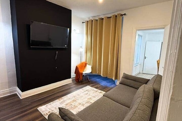 Full view of the living area