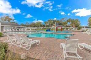 Indoor pool, outdoor pool - Beach House 4BR 2BA Surfside Beach - Golf Cart Outdoor Pool just steps Away! (Myrtle Beach)