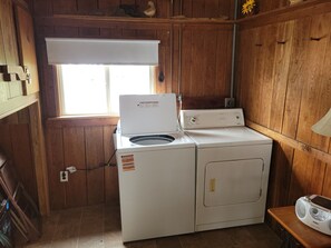 Interior - Merrymaker Cabin Riverfront with hot tub and Wi-Fi sleeps 8 (Derby)