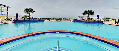 Una piscina climatizada