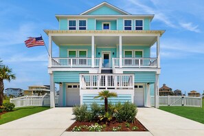 Exterior - Gulf-View Beach House w/ Pointe West Resort Perks (Galveston)