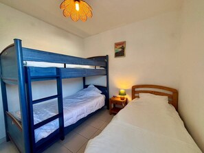 2 chambres, accès au Wi-Fi (inclus)