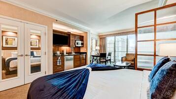 In-room safe, blackout curtains, soundproofing, iron/ironing board