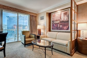 Living area - MGM Signature - Strip view suite (Las Vegas)