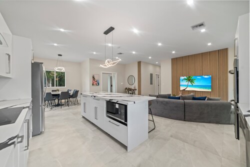 Modern North Miami Oasis w/ Heated Pool & Patio