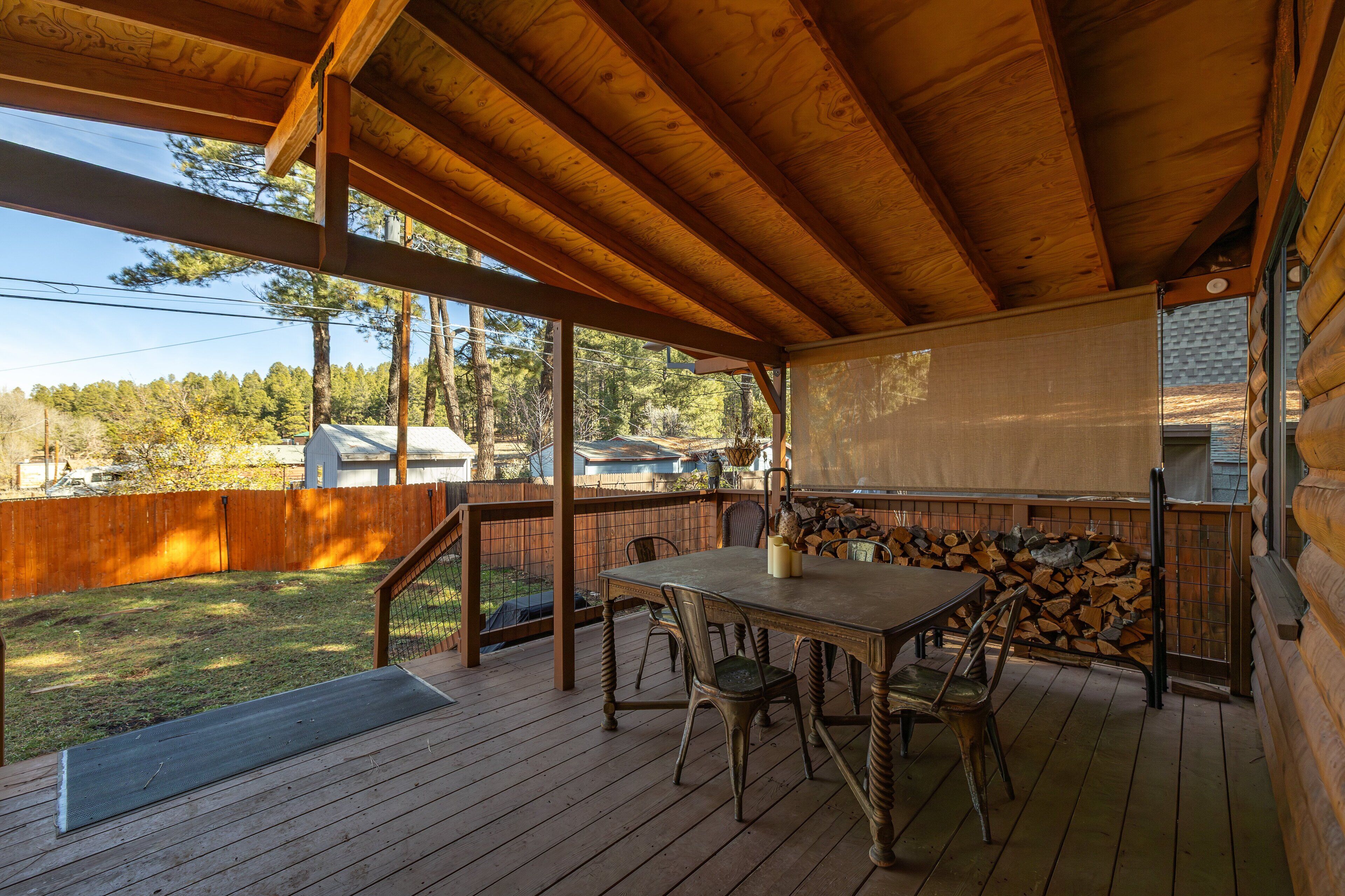 Welcome to Osage, your cabin retreat in the forest.