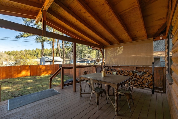 Welcome to Osage, your cabin retreat in the forest.