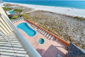 Pool - Seacrest 407 | Sunny condo, gorgeous and quiet beach, great location! (Gulf Shores)