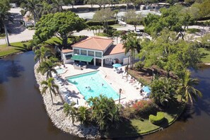 Una piscina riscaldata
