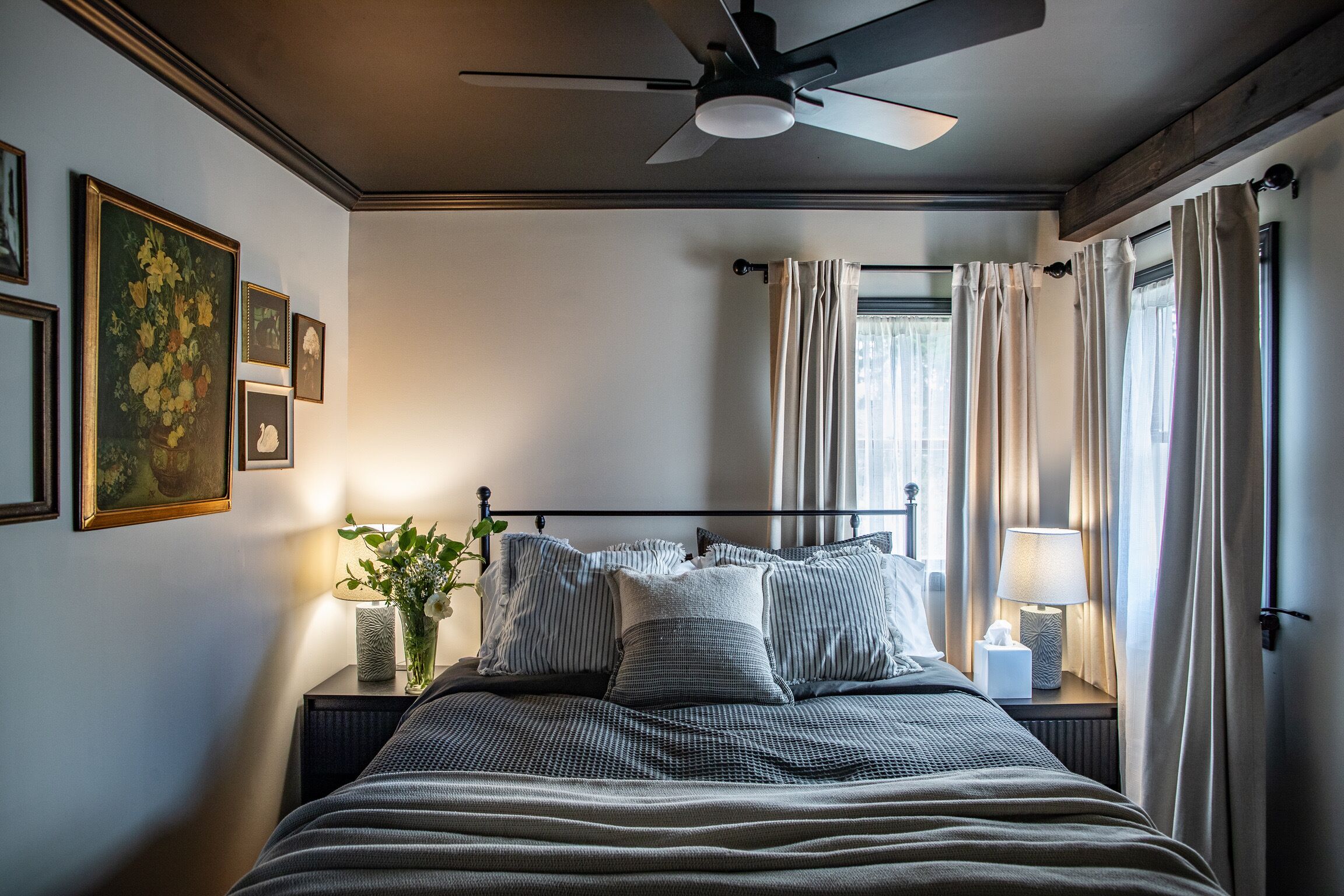 Desk, WiFi, bed sheets
