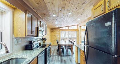 Hot Tub, Dock, Pool Table! Lakefront Poconos Haven