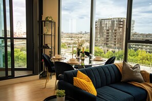 Interior - 270° Views | Ultra Luxe CBD 2B2B | Heated Pool, Gym & Carpark (West Melbourne)
