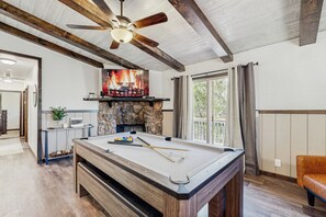 Games room - 2 Large Decks & Hot Tub! Big Bear Cabin Getaway (Big Bear)