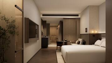 Comfortable King Room | Premium bedding, in-room safe, desk, laptop workspace