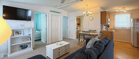 Télévision, table de tennis de table