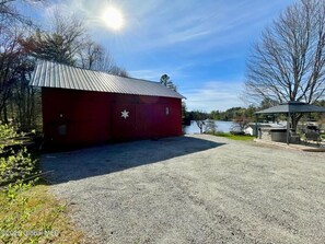 Property grounds - Historic Charm- ADK Farmhouse w/Hot Tub, Pond View & walkable to Chestertown. (Chestertown)