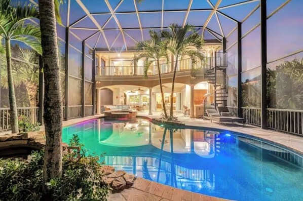 Pool - #1 Beachfront Mansion •  Heated Pool • Theater (Nokomis)
