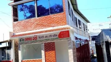 Voorkant van accommodatie