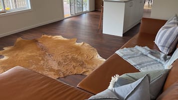 Smart TV, books, stereo