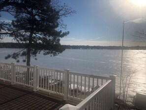 Property grounds - Eagles Landing - Lakefront Home on crystal clear Wolf Lake (Muskegon)