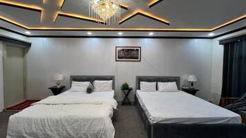 Chambres insonorisées, fer et planche à repasser, Wi-Fi gratuit