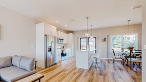 Living area - Walk to Eats! Family Hideaway 16 Mi to PCB (Panama City)
