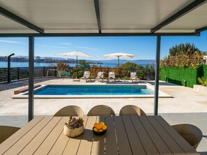 Outdoor dining - Apartment Lamar by Interhome (Krk/Omišalj)