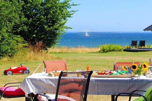 Fjellerup met uitzicht op het water