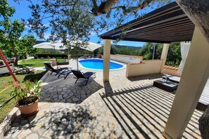 Pool - Two Bedroom Apartment With Terrace (A3) (Kampor)