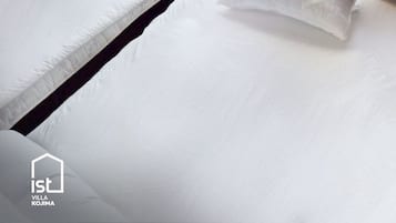 4 bedrooms, iron/ironing board, travel crib, WiFi