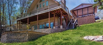 Outdoor Spa + Dock! Scenic Norris Lake Retreat