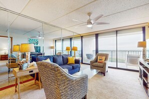 TV - Beachfront 2BR, Luxe Perks: Suntide III - Unit 504 (South Padre Island)