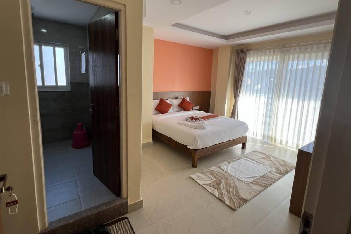 Habitación doble, vista al lago | Wifi gratis